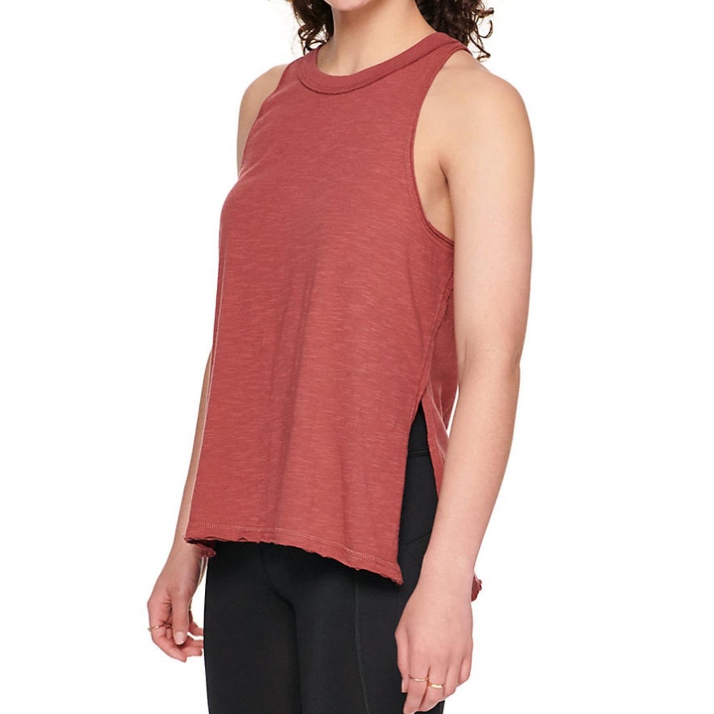 NWT SO Juniors' Tunic Muscle Tank Top Red Size S Sleeveless